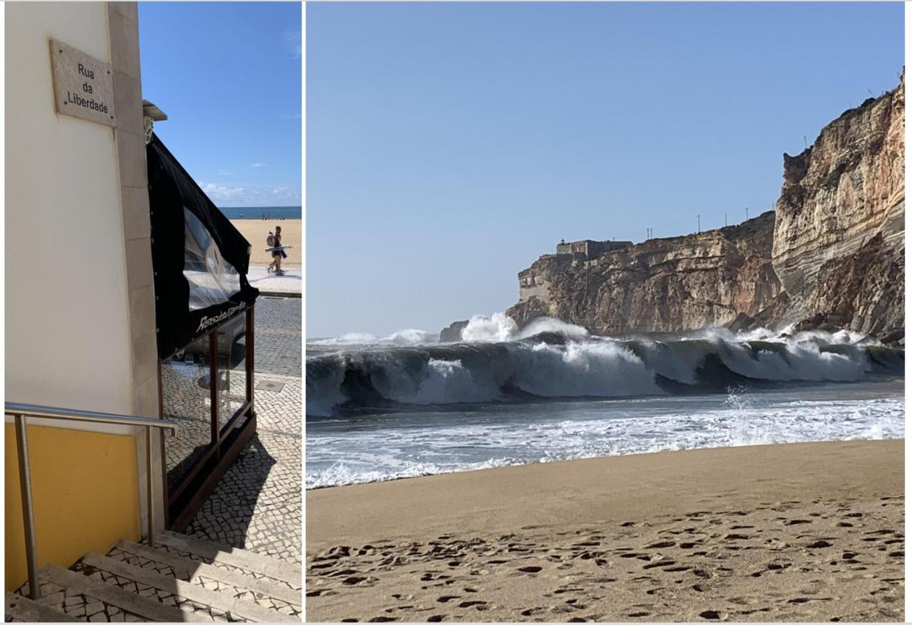 Casa Na Onda Liberdade Apartment Nazare Bagian luar foto