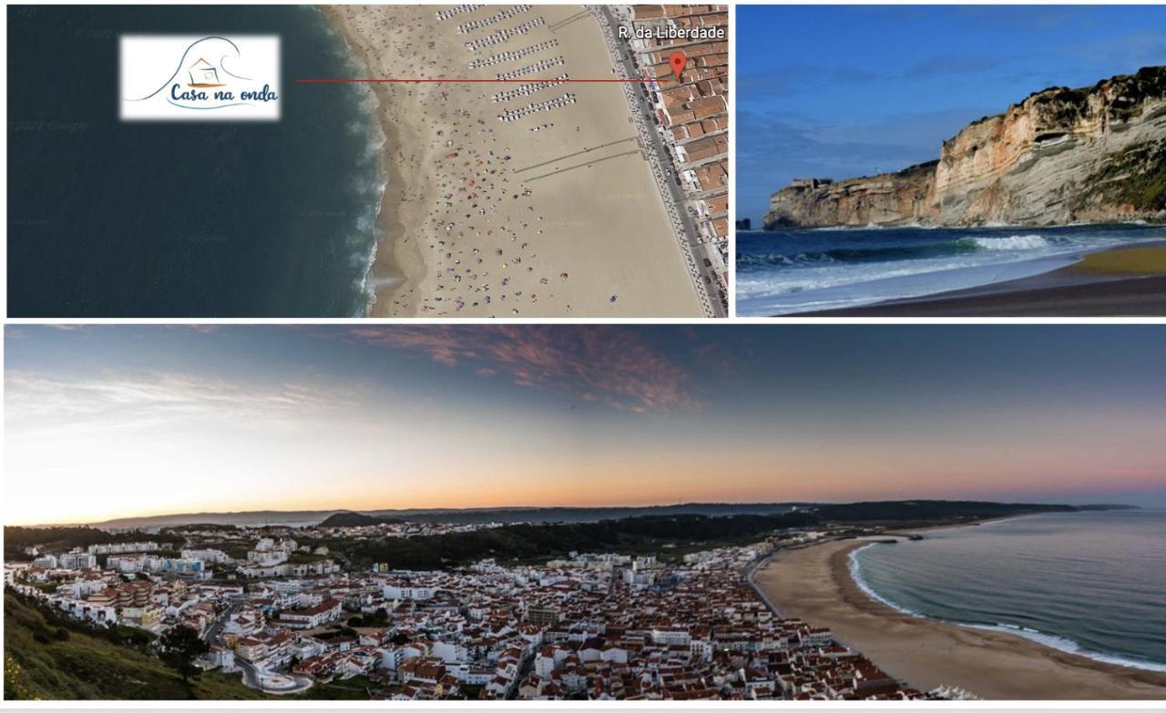 Casa Na Onda Liberdade Apartment Nazare Bagian luar foto
