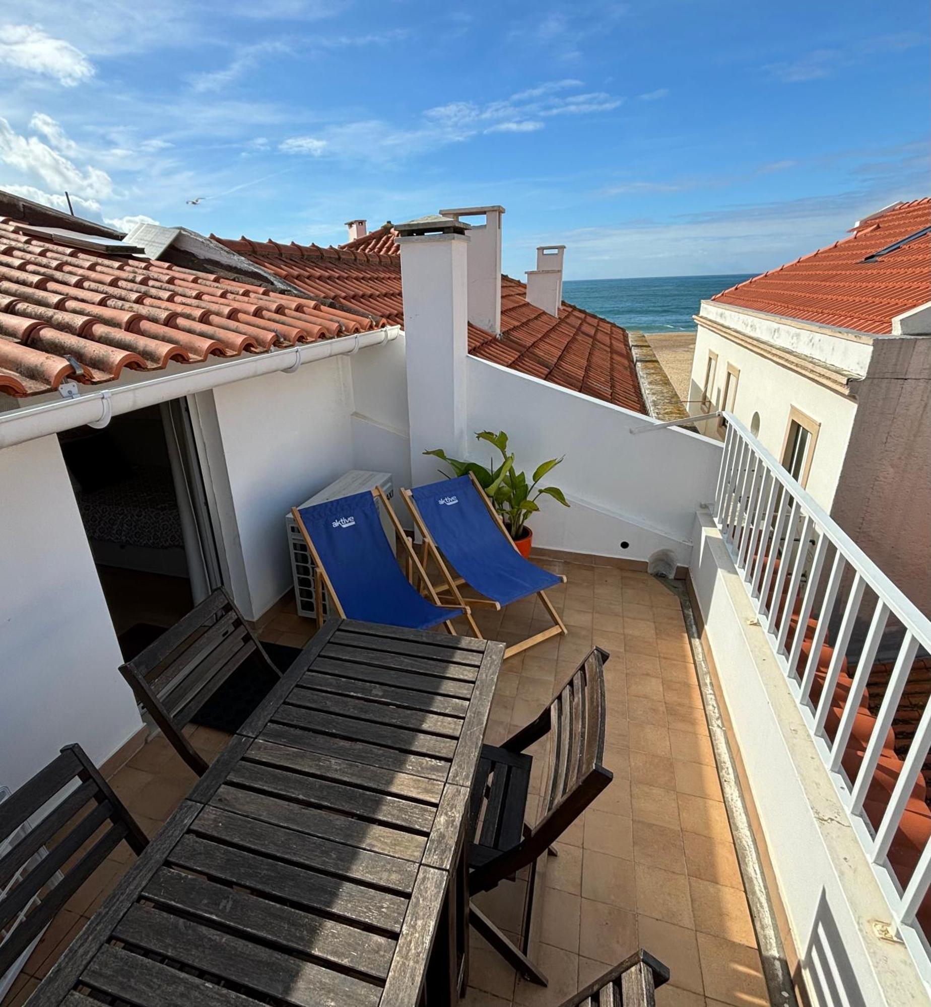 Casa Na Onda Liberdade Apartment Nazare Bagian luar foto